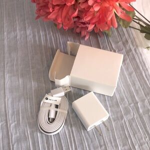 WYZE CAM Outdoor V2 Power adapter cube & 40" USB charging cable cord NWT